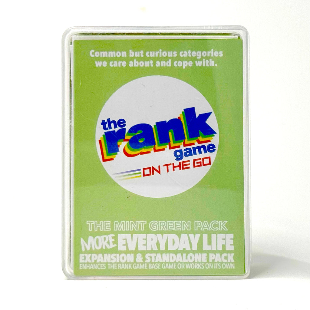 The Rank Game On-the-Go: MORE Everyday Life (MintGreen Pack)