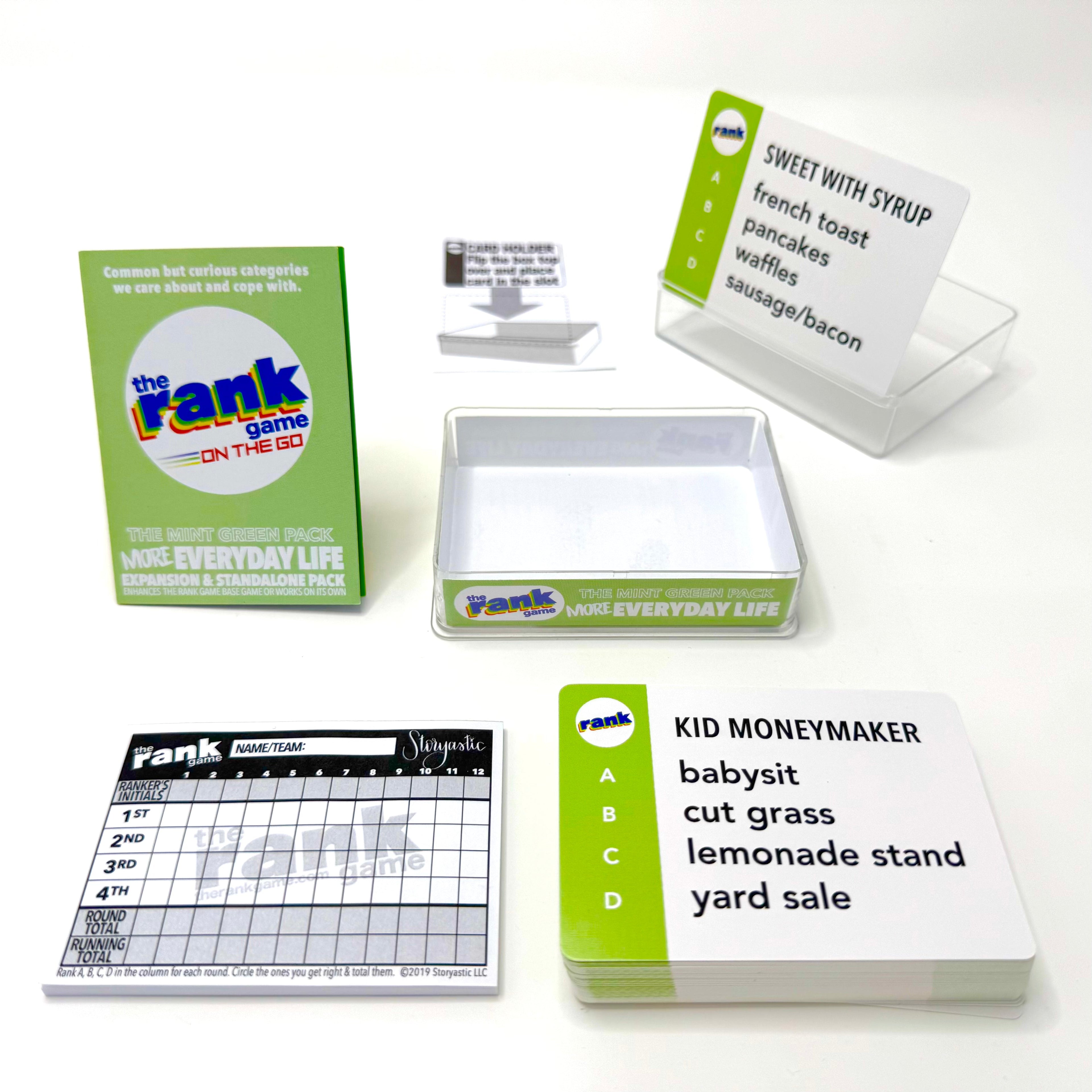 The Rank Game On-the-Go: MORE Everyday Life (MintGreen Pack)