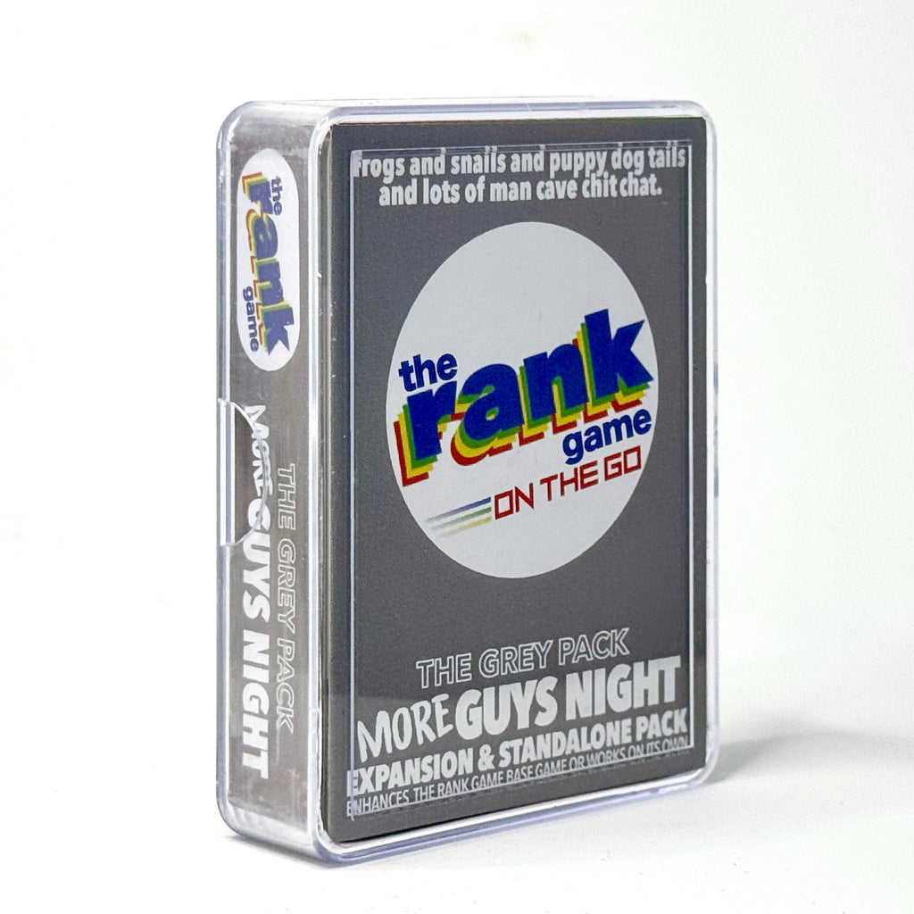 The Rank Game On-the-Go: MORE Guys Night (Grey Pack)