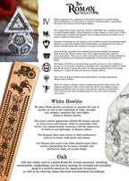 Roman White Howlite Stone Dice Set