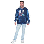 The Simpsons Bart and Lisa Skeleton Hex and the City Pull Over Hoodie