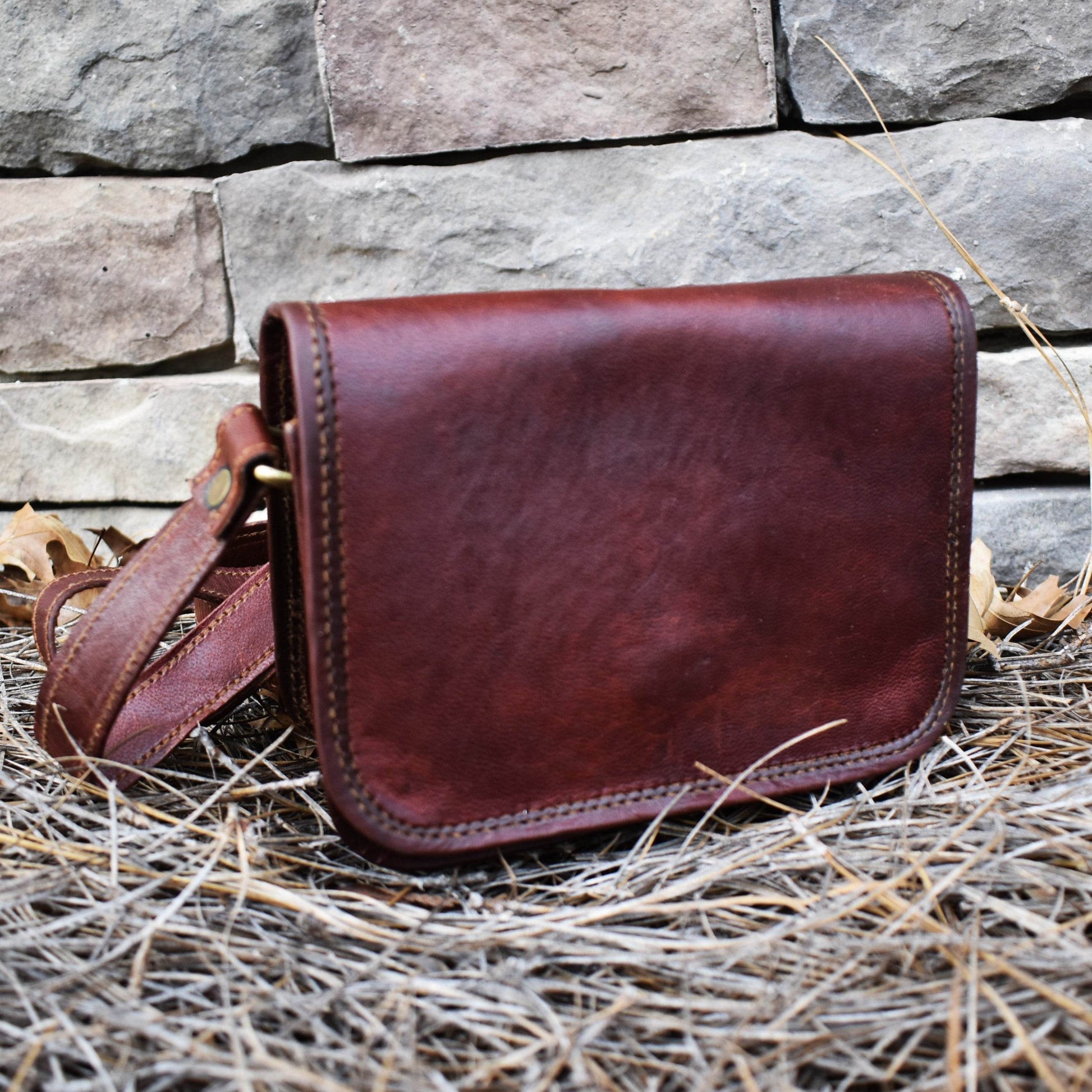 The Wanderer Leather Satchel - Small - 