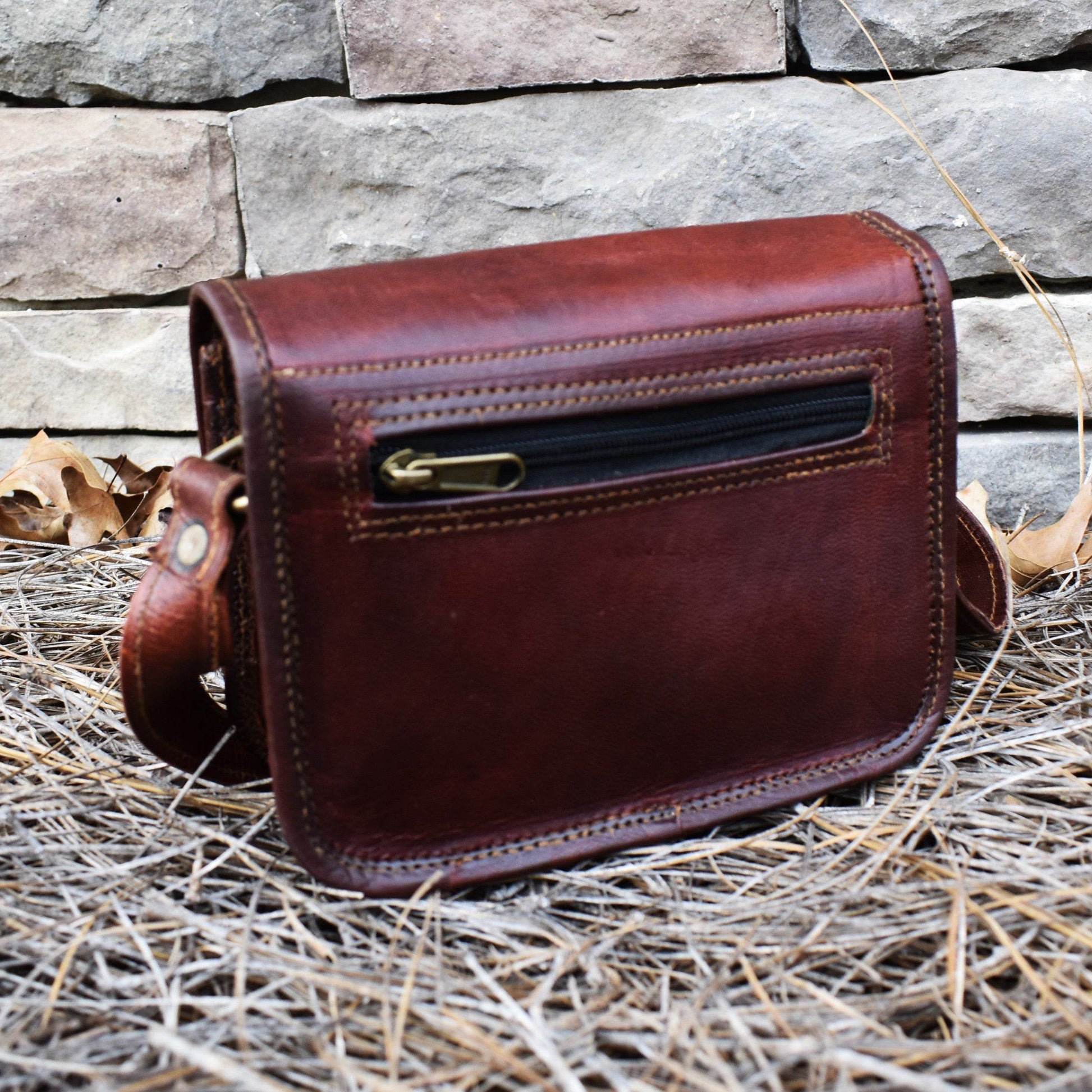 The Wanderer Leather Satchel - Small - 