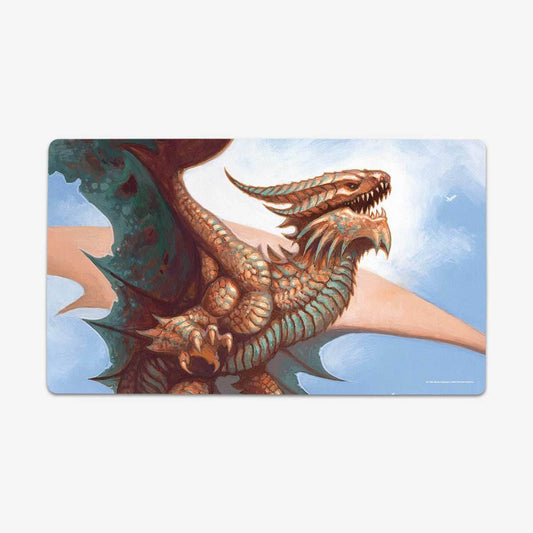 Ancient Copper Dragon Playmat - Standard Playmat / Plain