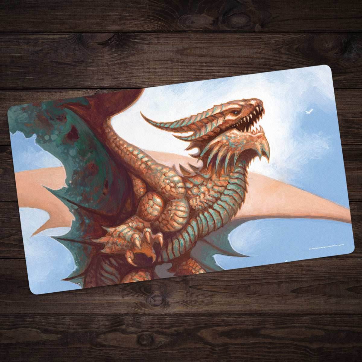 Ancient Copper Dragon Playmat - Standard Playmat / Plain