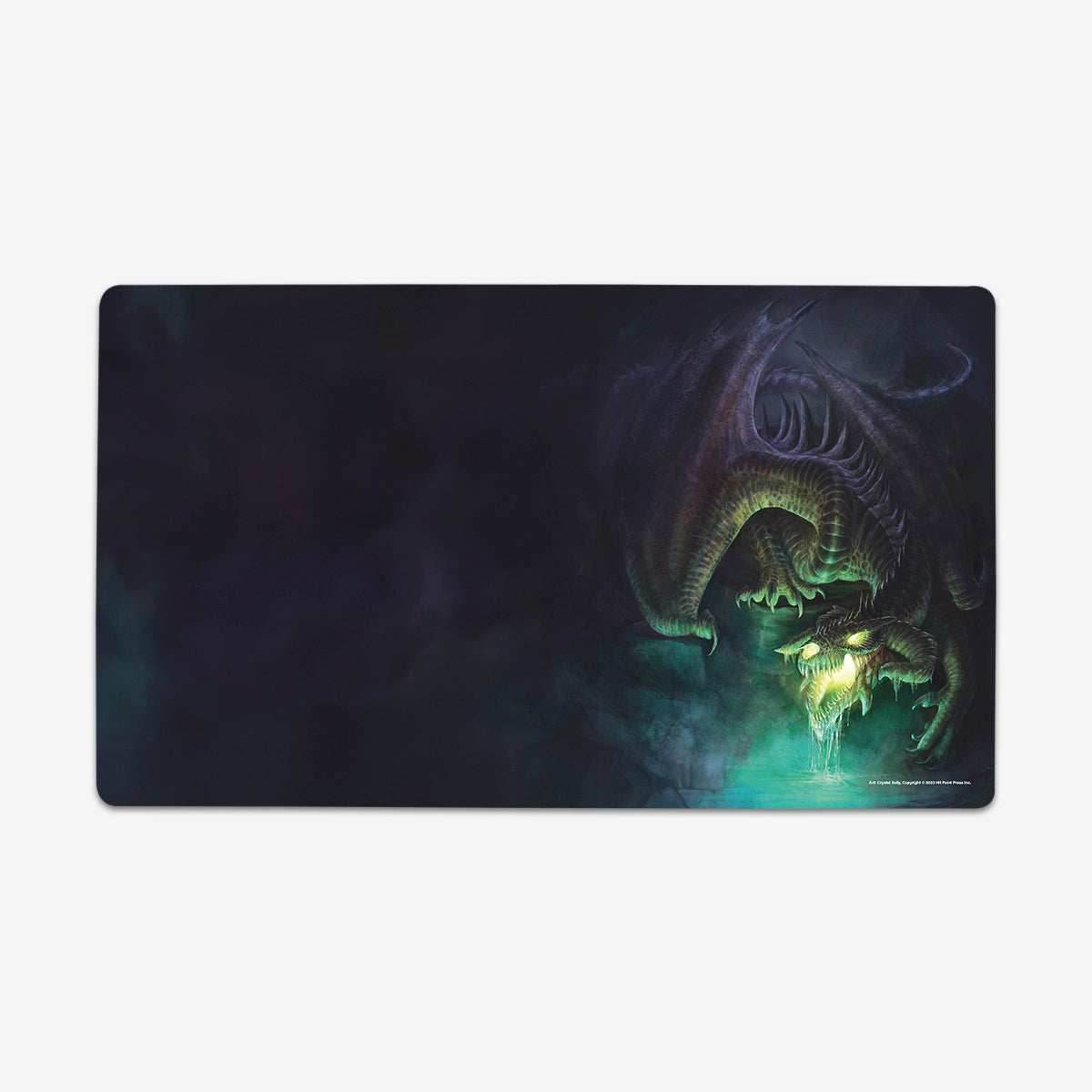 Adult Black Dragon Playmat - Standard Playmat / Plain