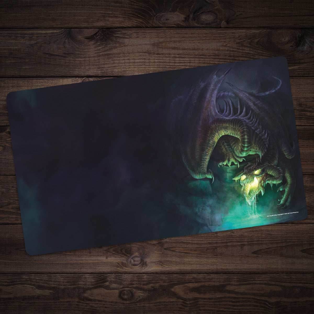 Adult Black Dragon Playmat - Standard Playmat / Plain