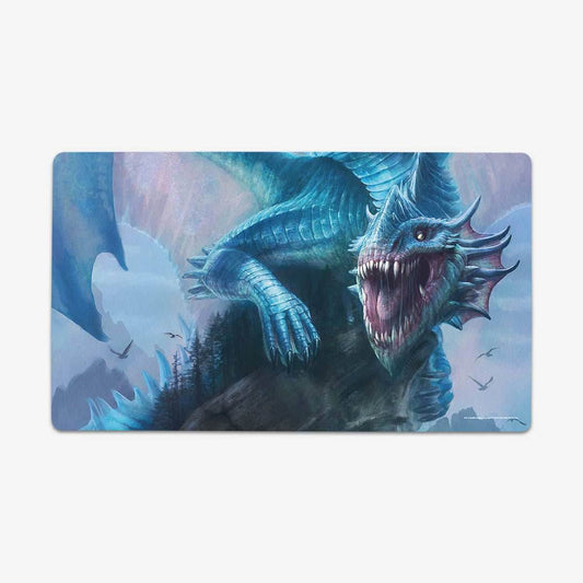 Adult Blue Dragon Playmat - Standard Playmat / Plain