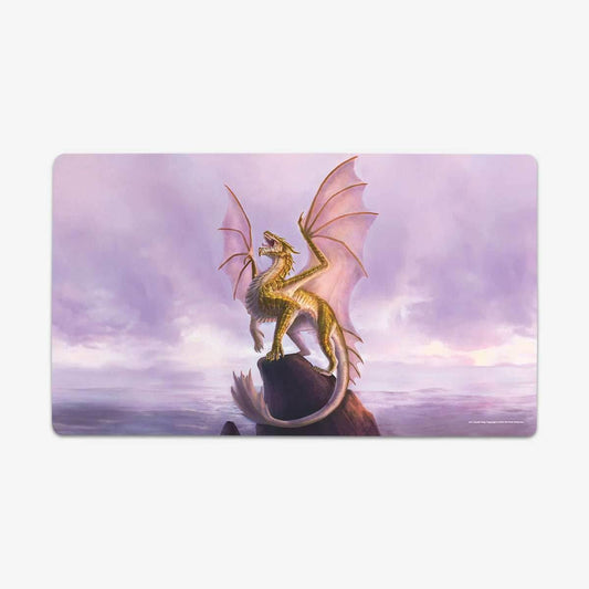 Adult Brass Dragon Playmat - Standard Playmat / Plain