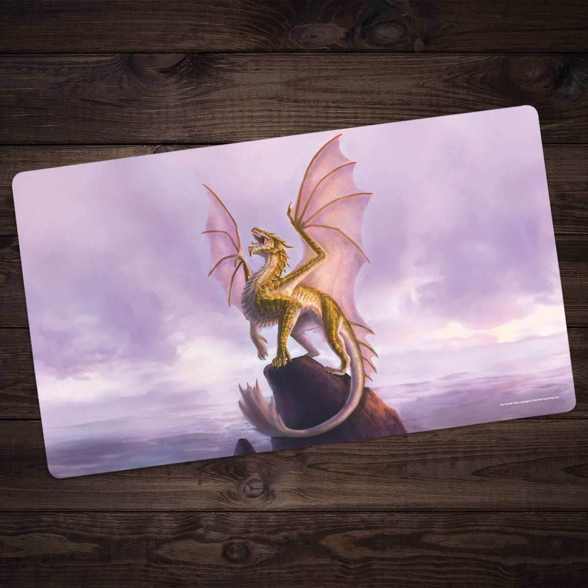 Adult Brass Dragon Playmat - Standard Playmat / Plain