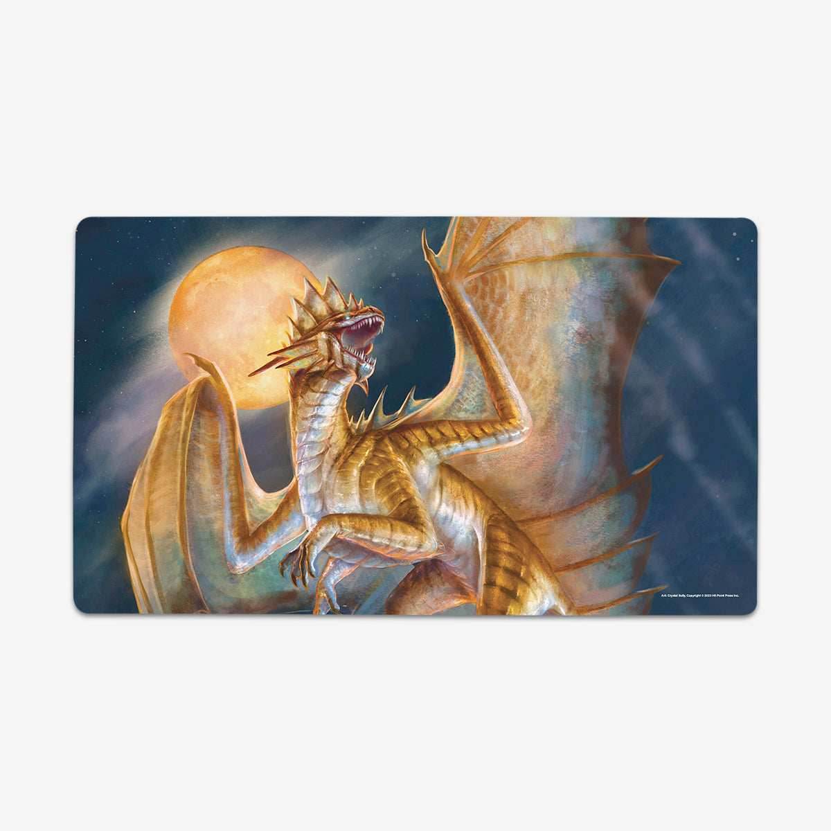 Adult Bronze Dragon Playmat - Standard Playmat / Plain