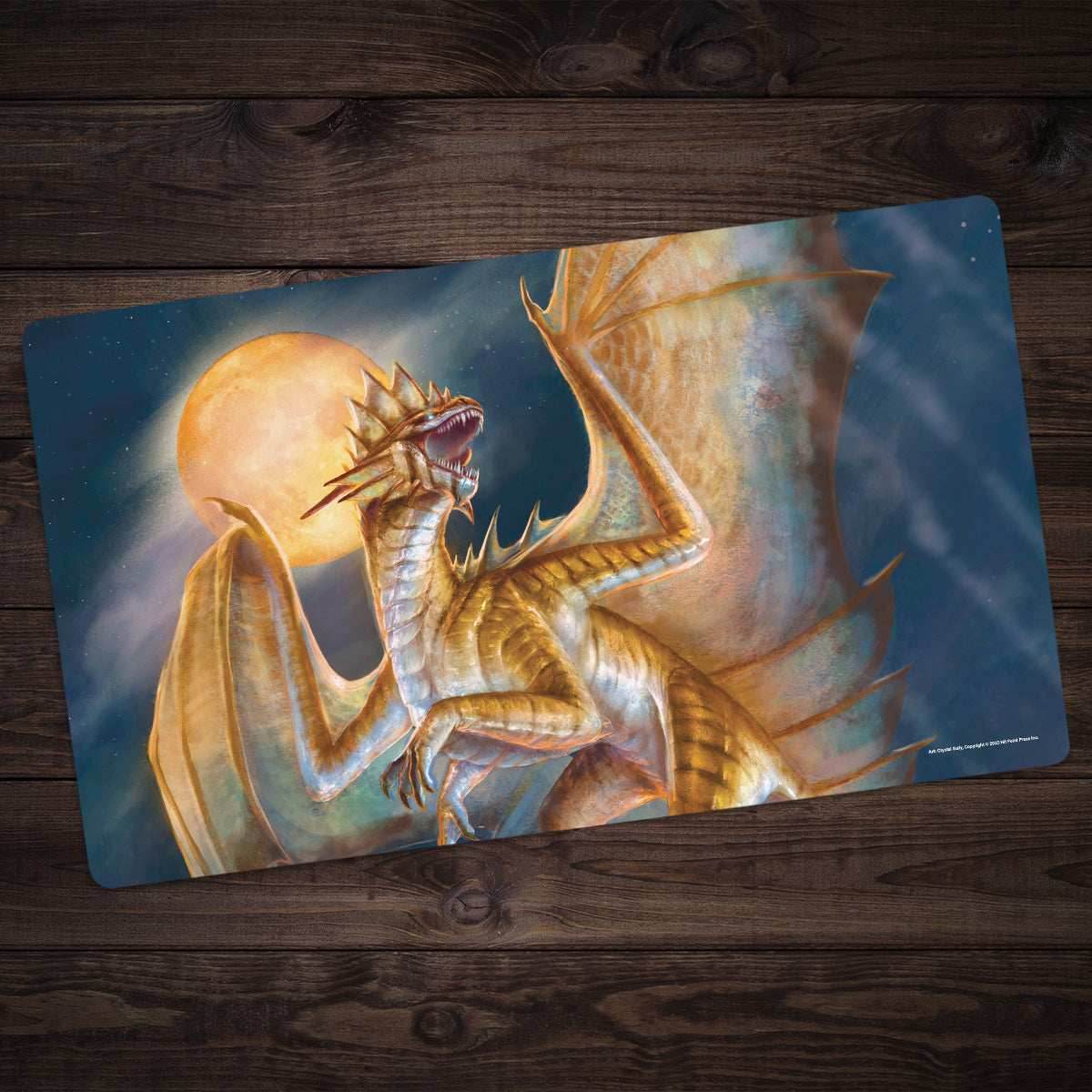 Adult Bronze Dragon Playmat - Standard Playmat / Plain