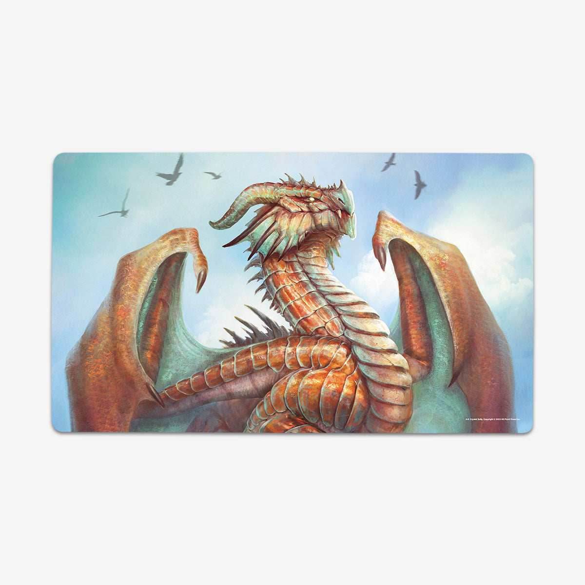 Adult Copper Dragon Playmat - Standard Playmat / Plain