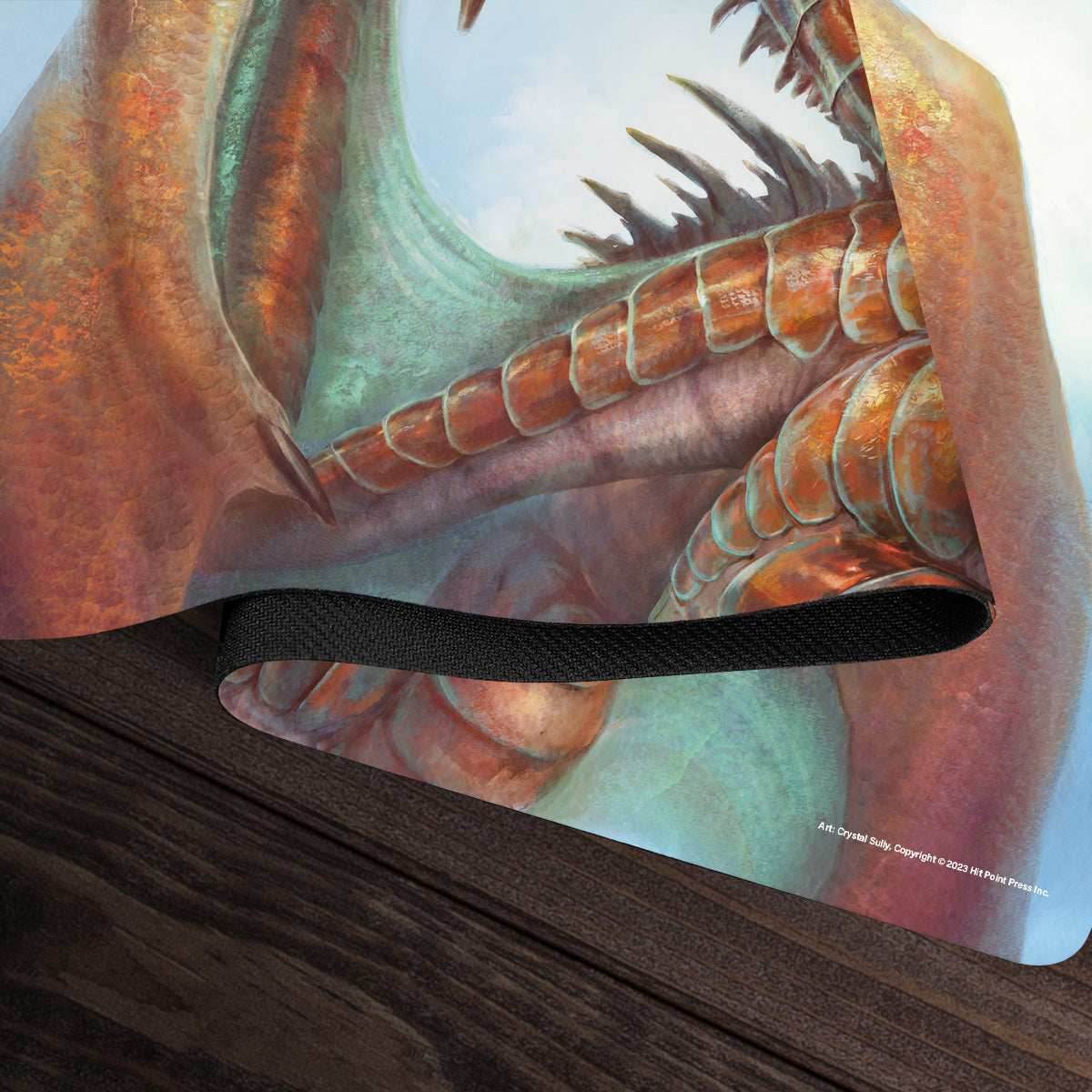 Adult Copper Dragon Playmat - Standard Playmat / Plain