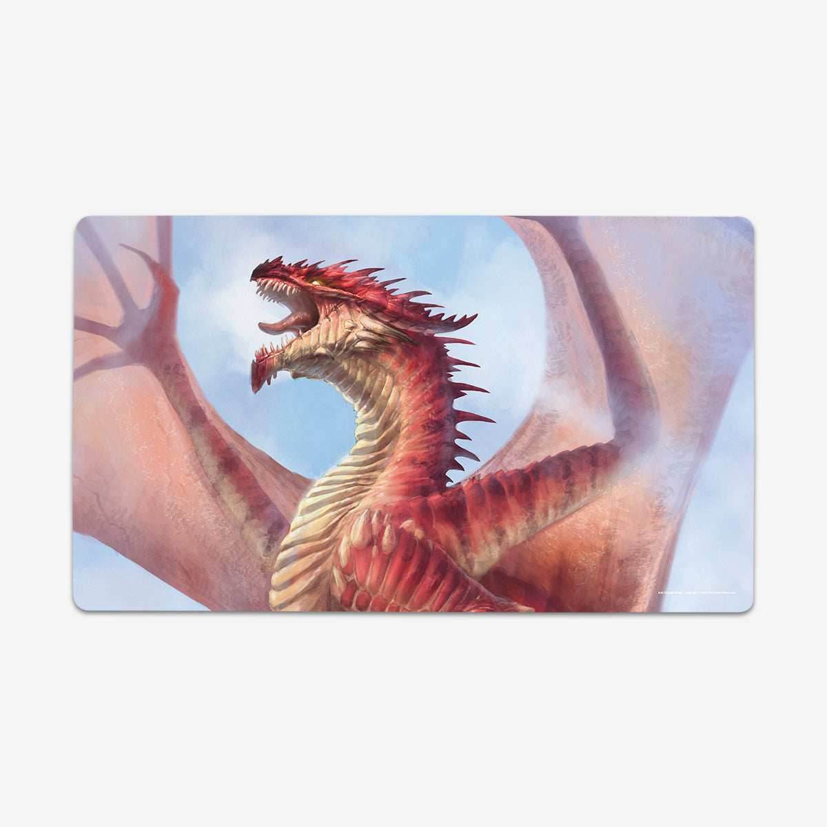 Adult Red Dragon Playmat - Standard Playmat / Plain