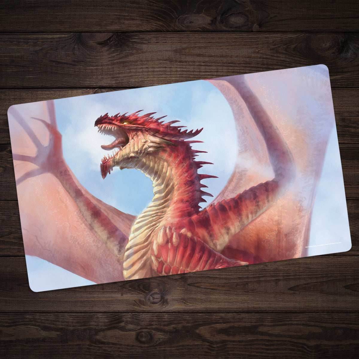 Adult Red Dragon Playmat - Standard Playmat / Plain