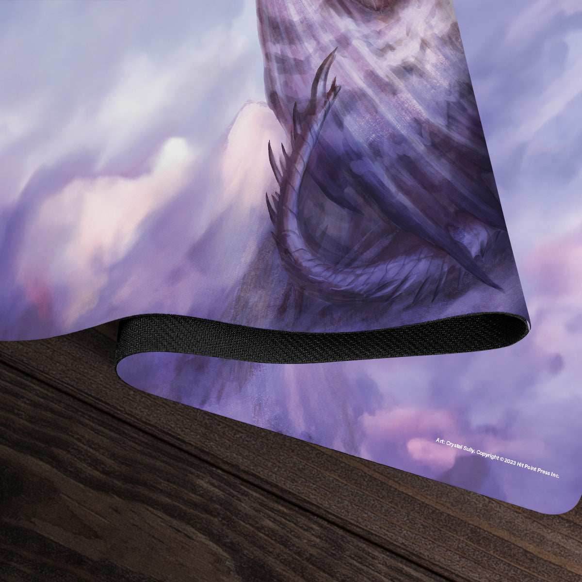 Adult White Dragon Playmat - Standard Playmat / Plain