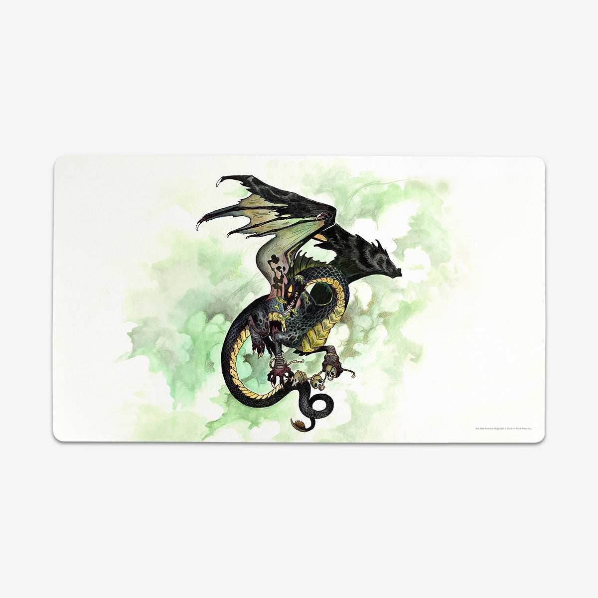 Young Black Dragon Playmat - Standard Playmat / Plain
