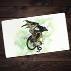 Young Black Dragon Playmat - Standard Playmat / Plain
