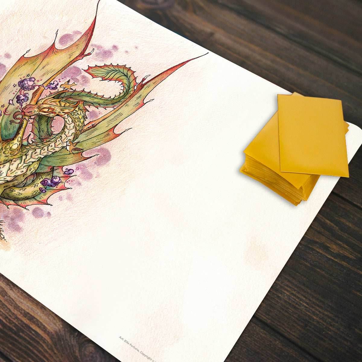 Young Brass Dragon Playmat - Standard Playmat / Plain