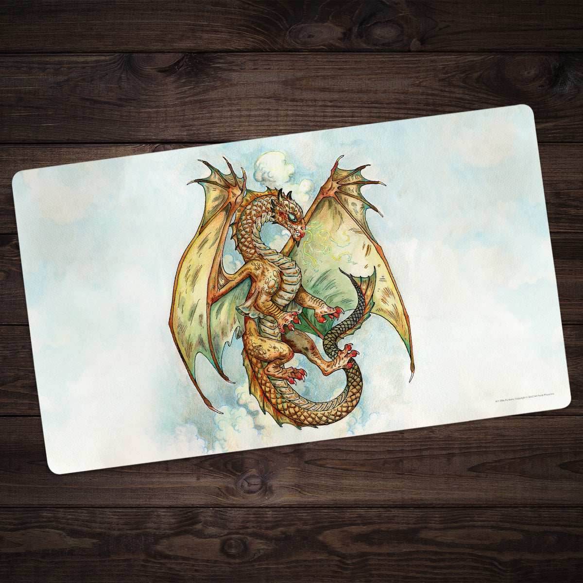 Young Bronze Dragon Playmat - Standard Playmat / Plain