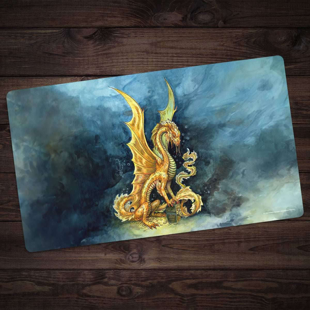 Young Gold Dragon Playmat - Standard Playmat / Plain