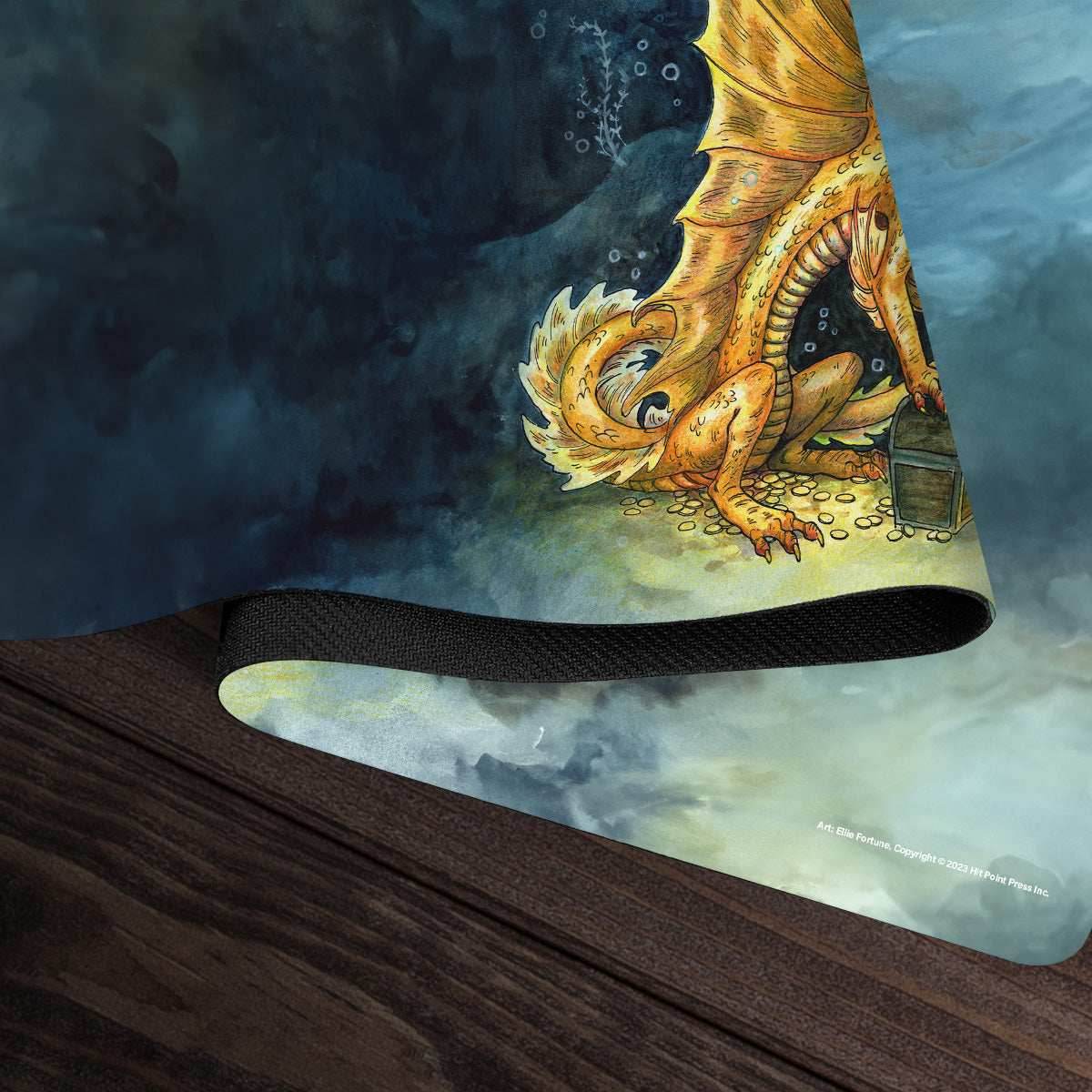 Young Gold Dragon Playmat - Standard Playmat / Plain