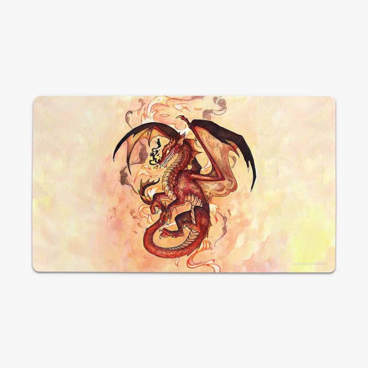 Young Red Dragon Playmat - Standard Playmat / Plain