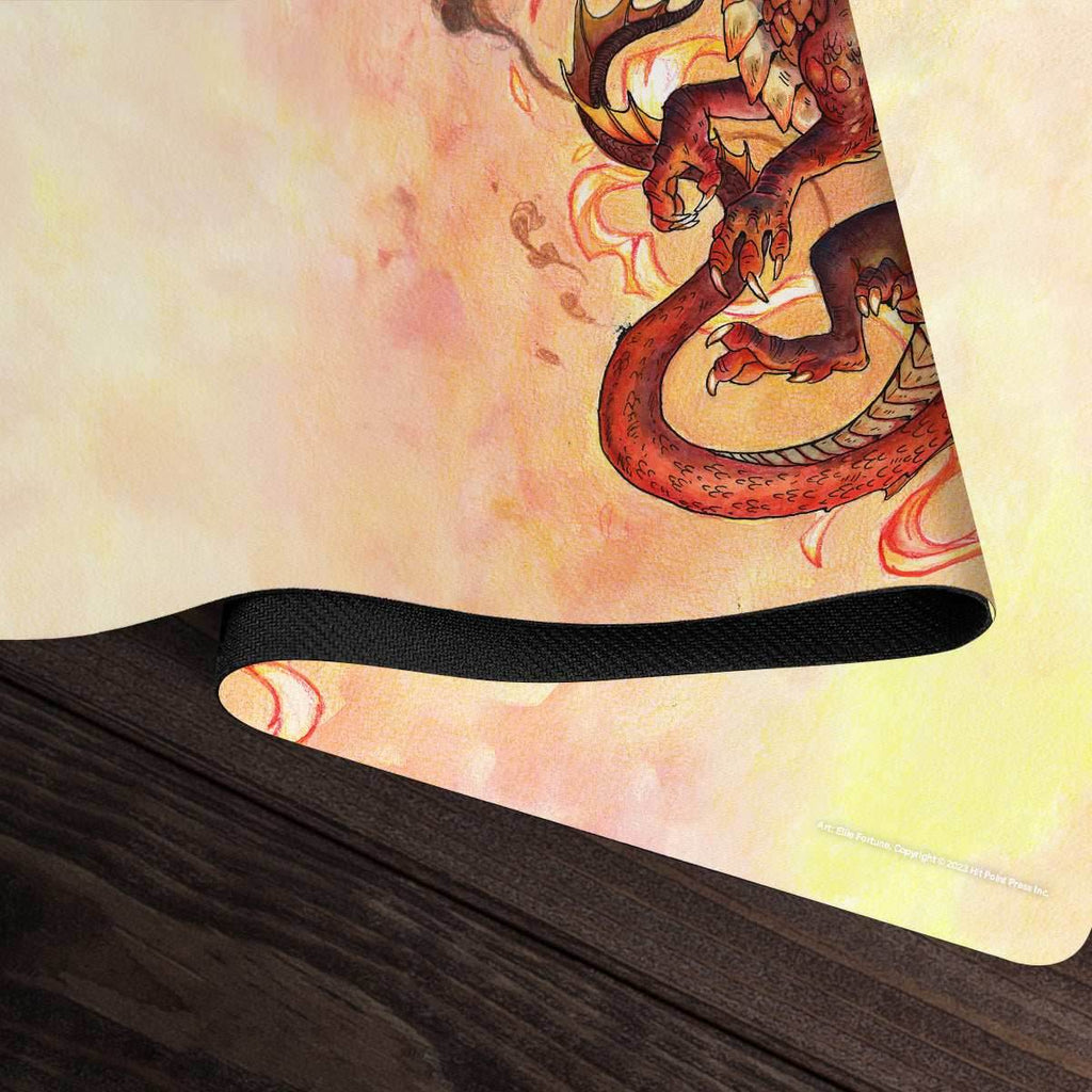 Young Red Dragon Playmat - Standard Playmat / Plain