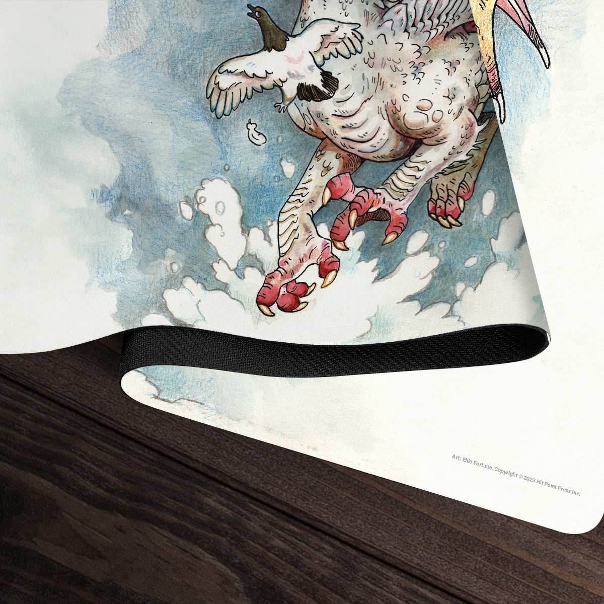 Young White Dragon Playmat - Standard Playmat / Plain