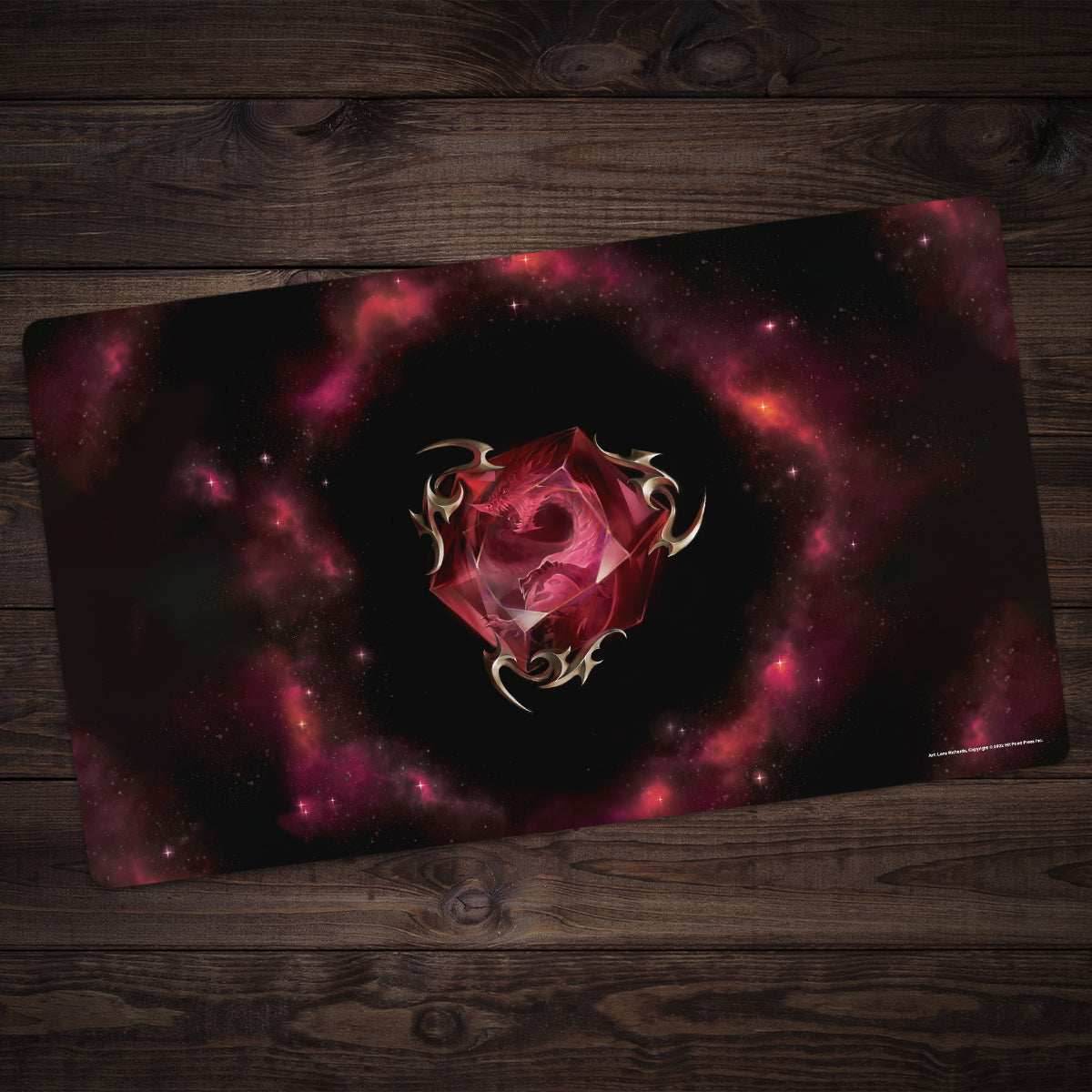 Ruby Dragon Playmat - Standard Playmat / Plain