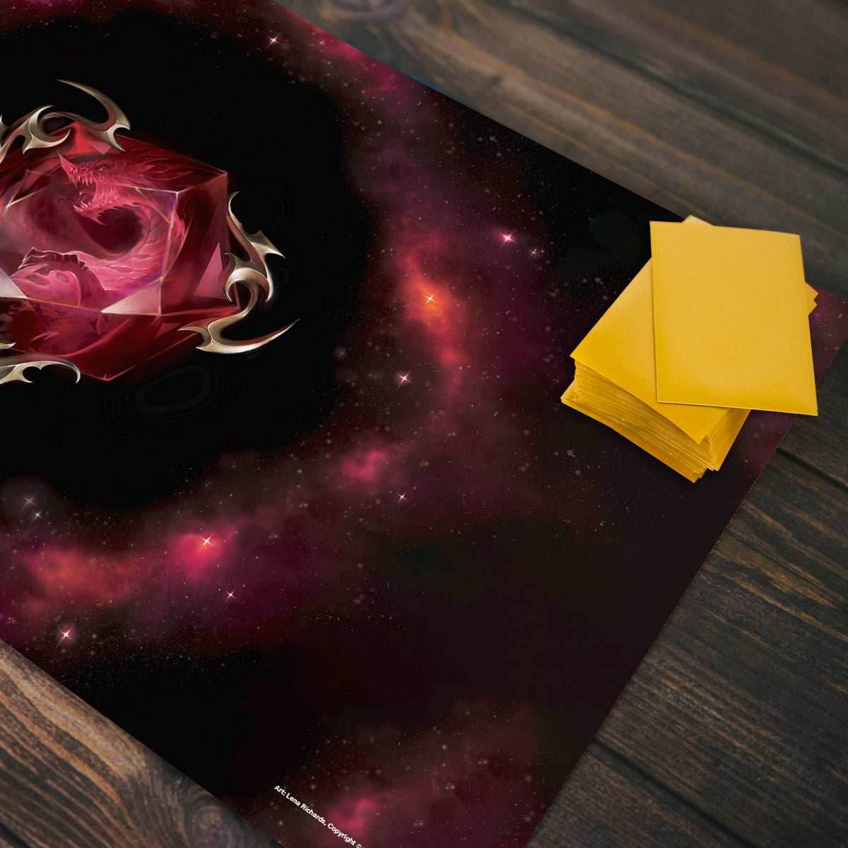 Ruby Dragon Playmat - Standard Playmat / Plain