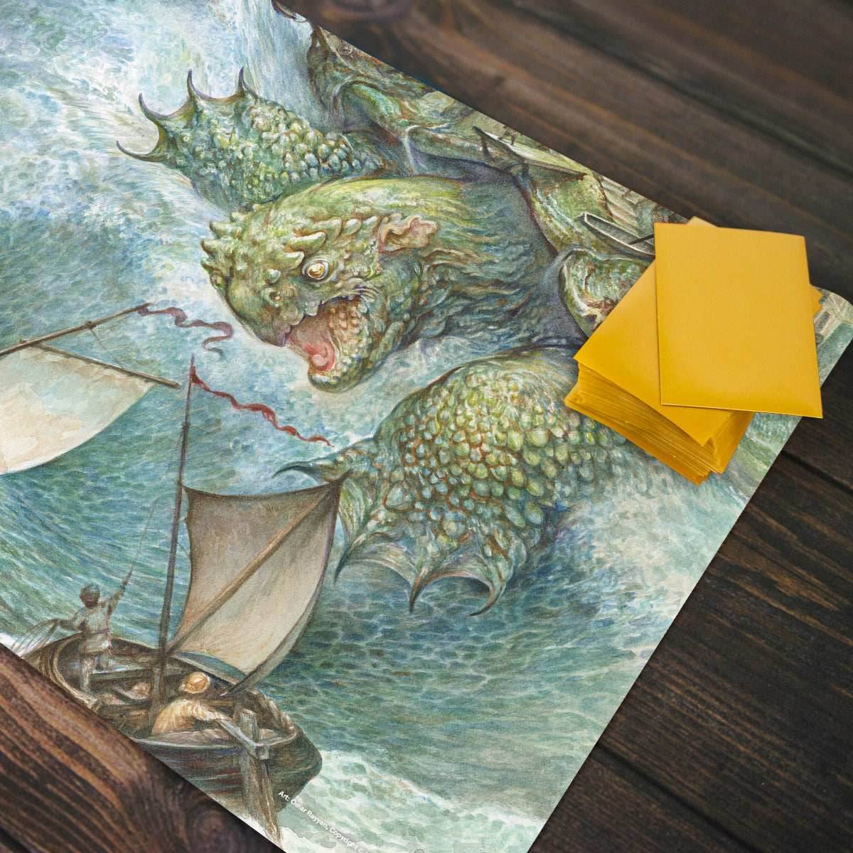 Dragon Turtle Playmat - Standard Playmat / Plain