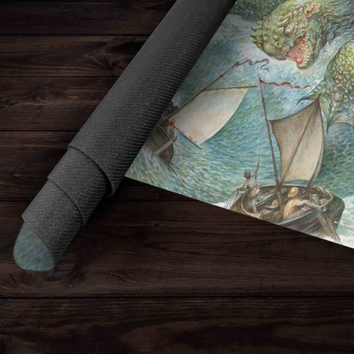 Dragon Turtle Playmat - Standard Playmat / Plain