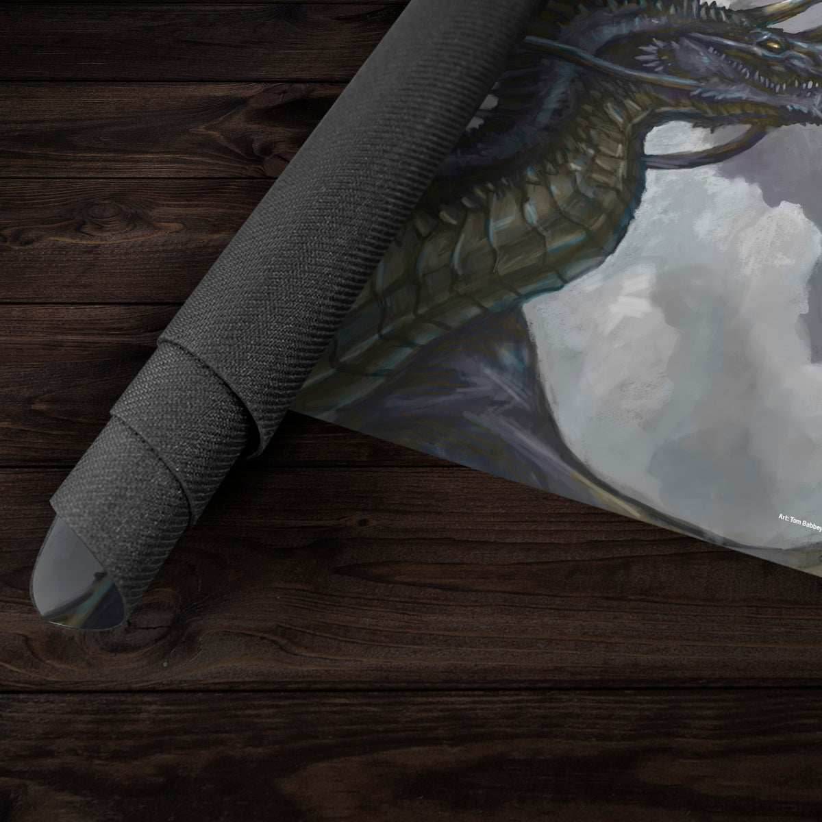 Ancient Black Dragon Playmat - Standard Playmat / Plain