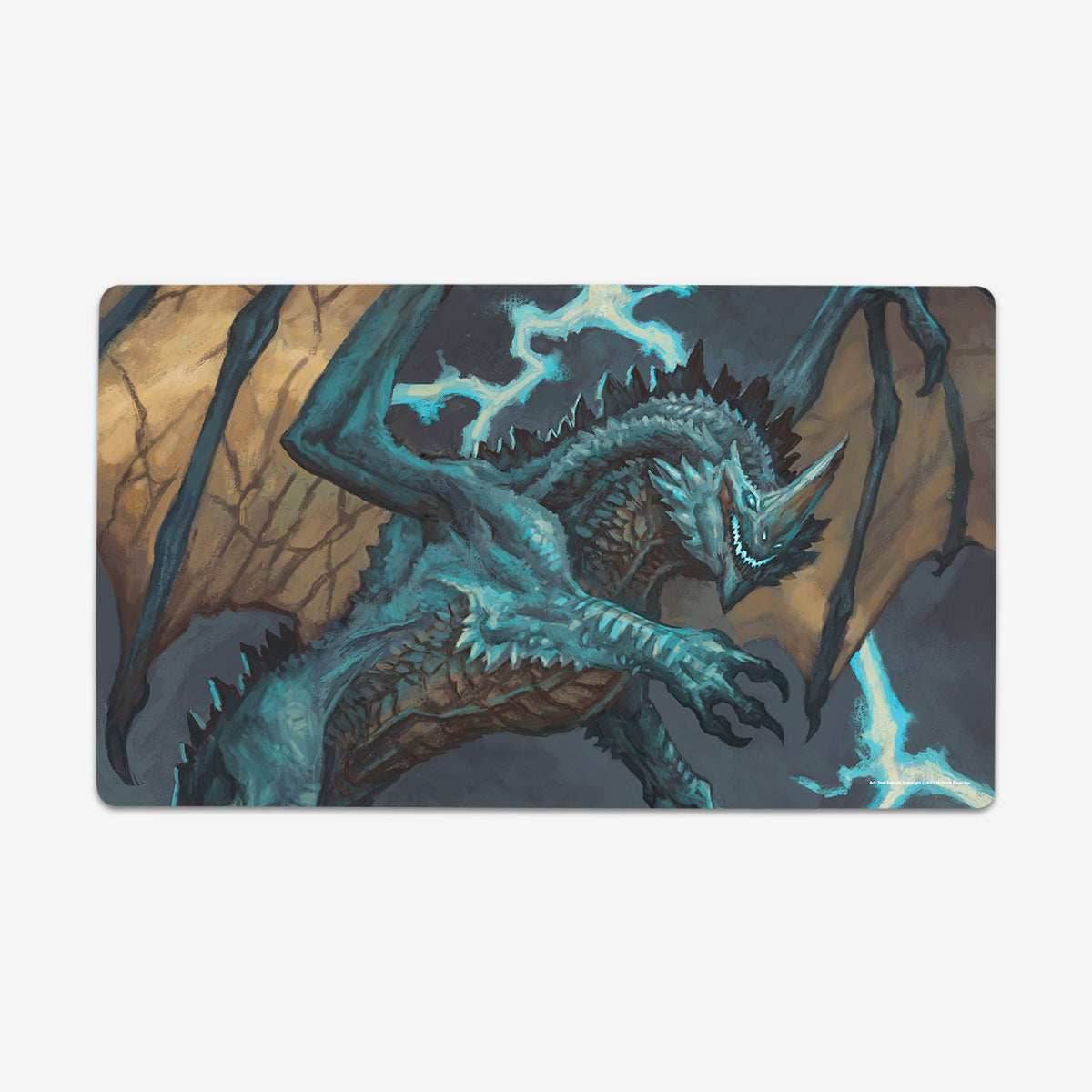 Ancient Blue Dragon Playmat - Standard Playmat / Plain