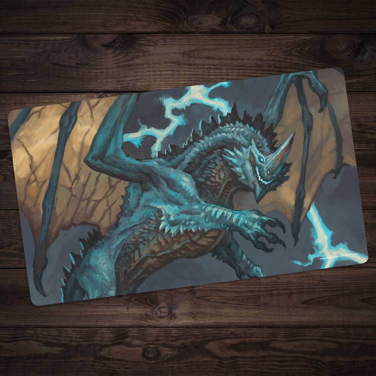 Ancient Blue Dragon Playmat - Standard Playmat / Plain