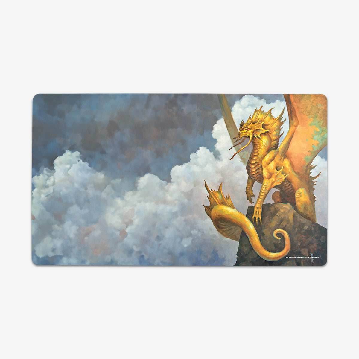 Ancient Gold Dragon Playmat - Standard Playmat / Plain