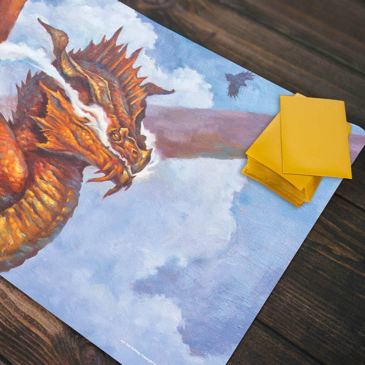 Ancient Red Dragon Playmat - Standard Playmat / Plain