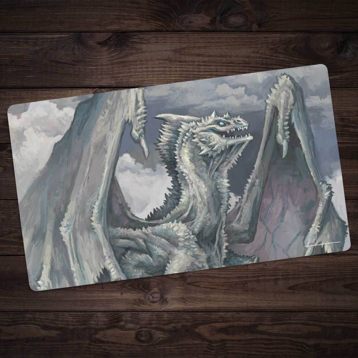 Ancient White Dragon Playmat - Standard Playmat / Plain