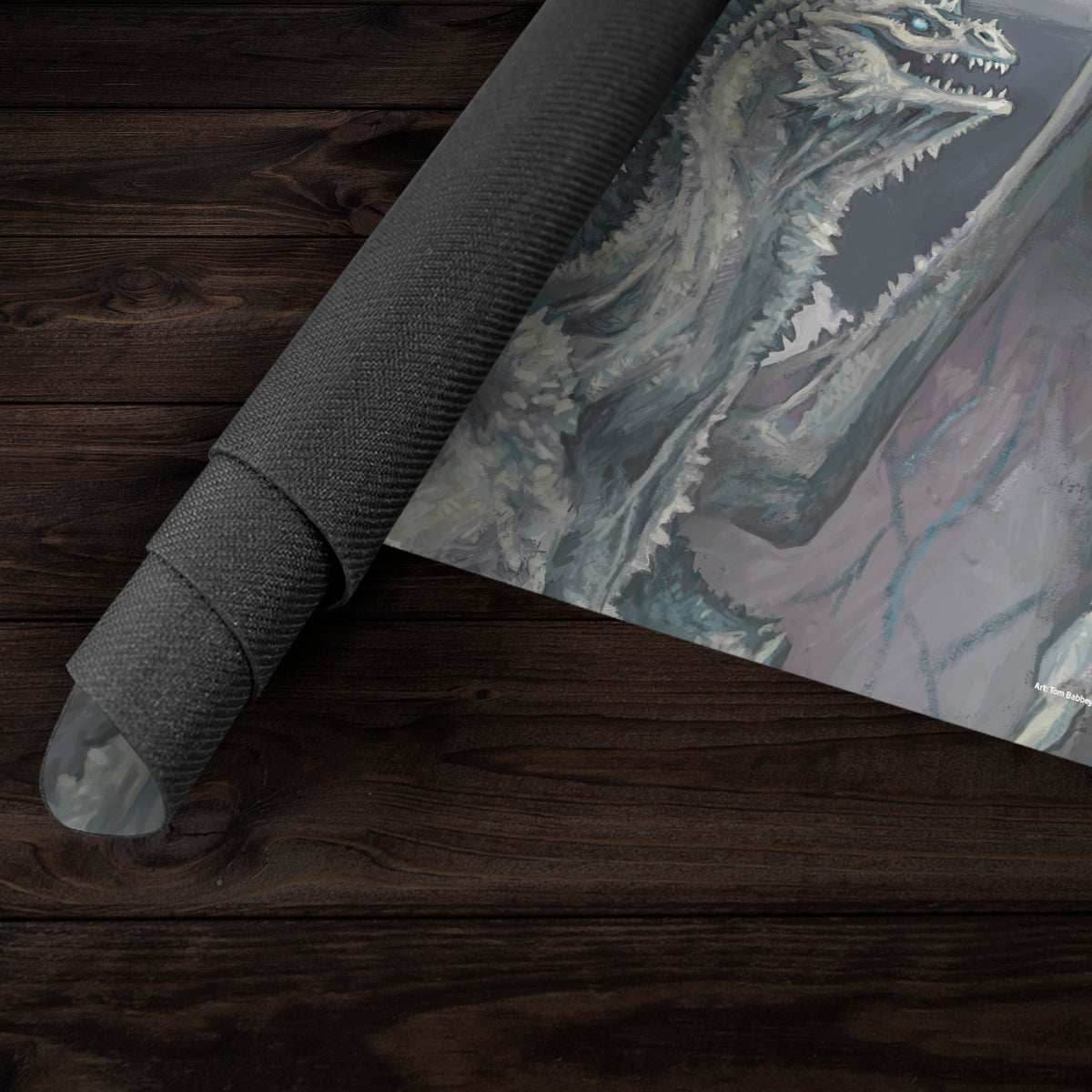 Ancient White Dragon Playmat - Standard Playmat / Plain