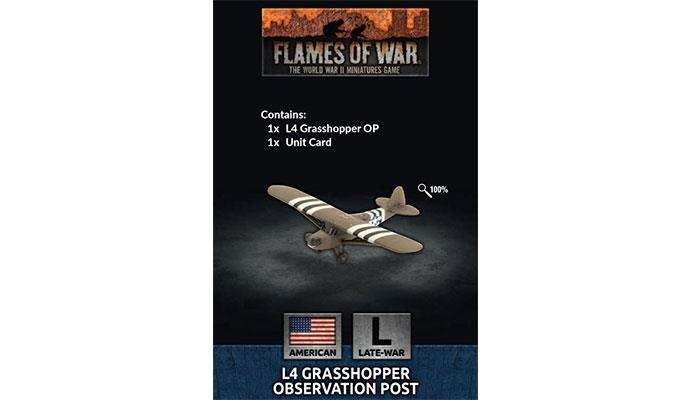 Flames of War: American L4 Grasshopper Observation Post (Late War) - 