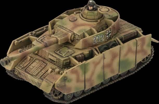 Flames of War: German Panzer IV Tank Platoon (Late War) - 