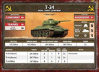 Flames of War: Soviet T-34 Tank Company (Late War) - 