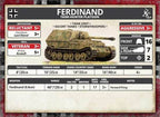 Flames of War: German Ferdinand Tank-Hunter Platoon (Mid War) - 