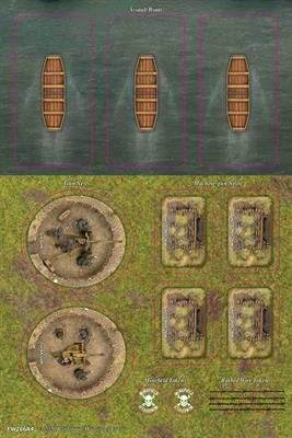 Flames of War: Bagration - River Assault Mission Terrain Pack - 
