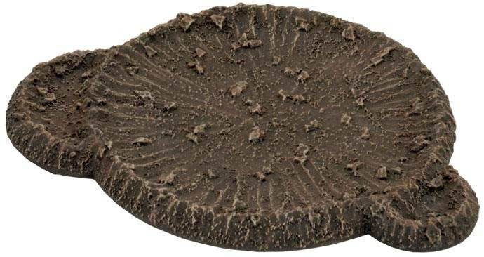 Flames of War: Large Craters and Ruined House - 