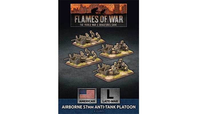 Flames of War: American Parachute 57mm Anti-Tank Platoon (Late War) - 