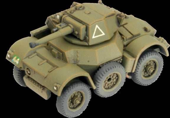 Flames of War: British Daimler Armoured Car Troop (Late War) - 