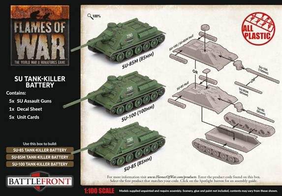 Flames of War: Soviet SU Tank-Killer Battery (Late War) - 